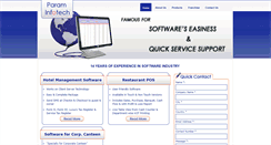 Desktop Screenshot of paraminfotech.com